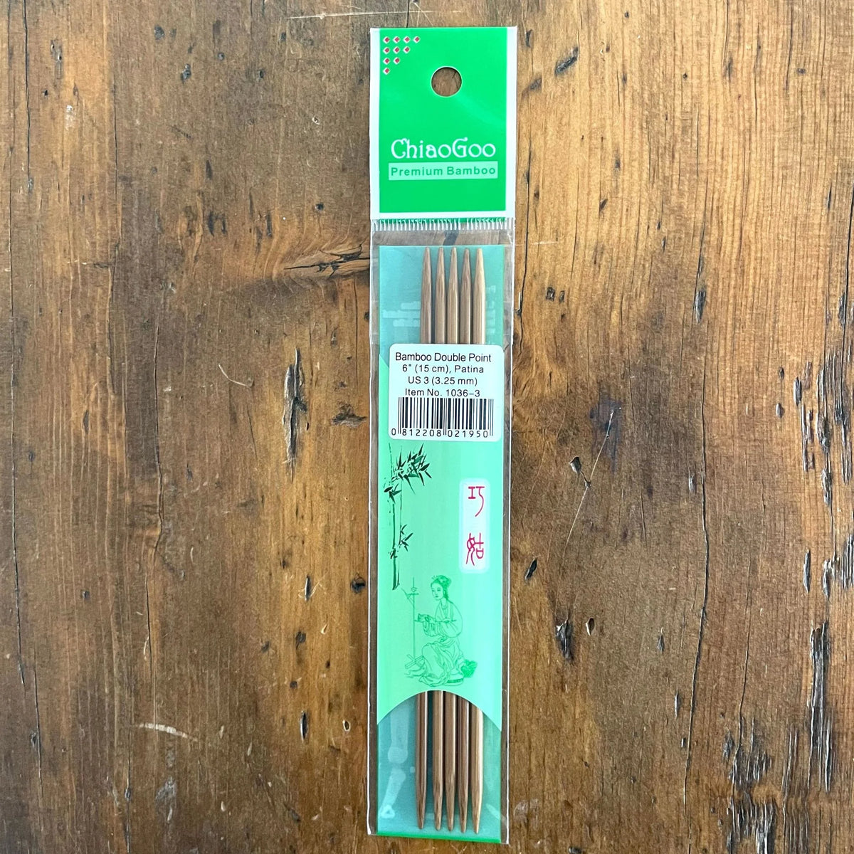 ChiaoGoo Bamboo double point