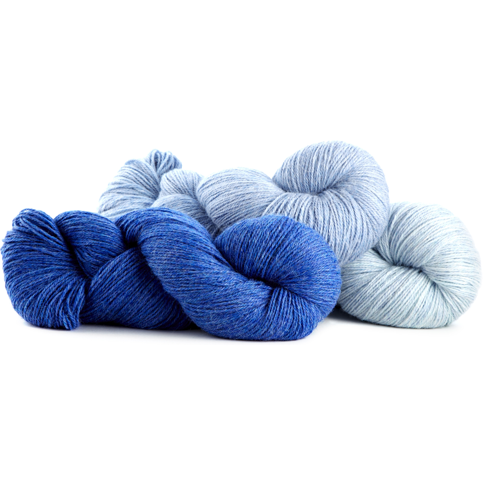 Galler Yarns Heather Prime Alpaca are dyed in some fabulous heather colors. These DK weight, big 8 ounce skeins hold 660 yards.