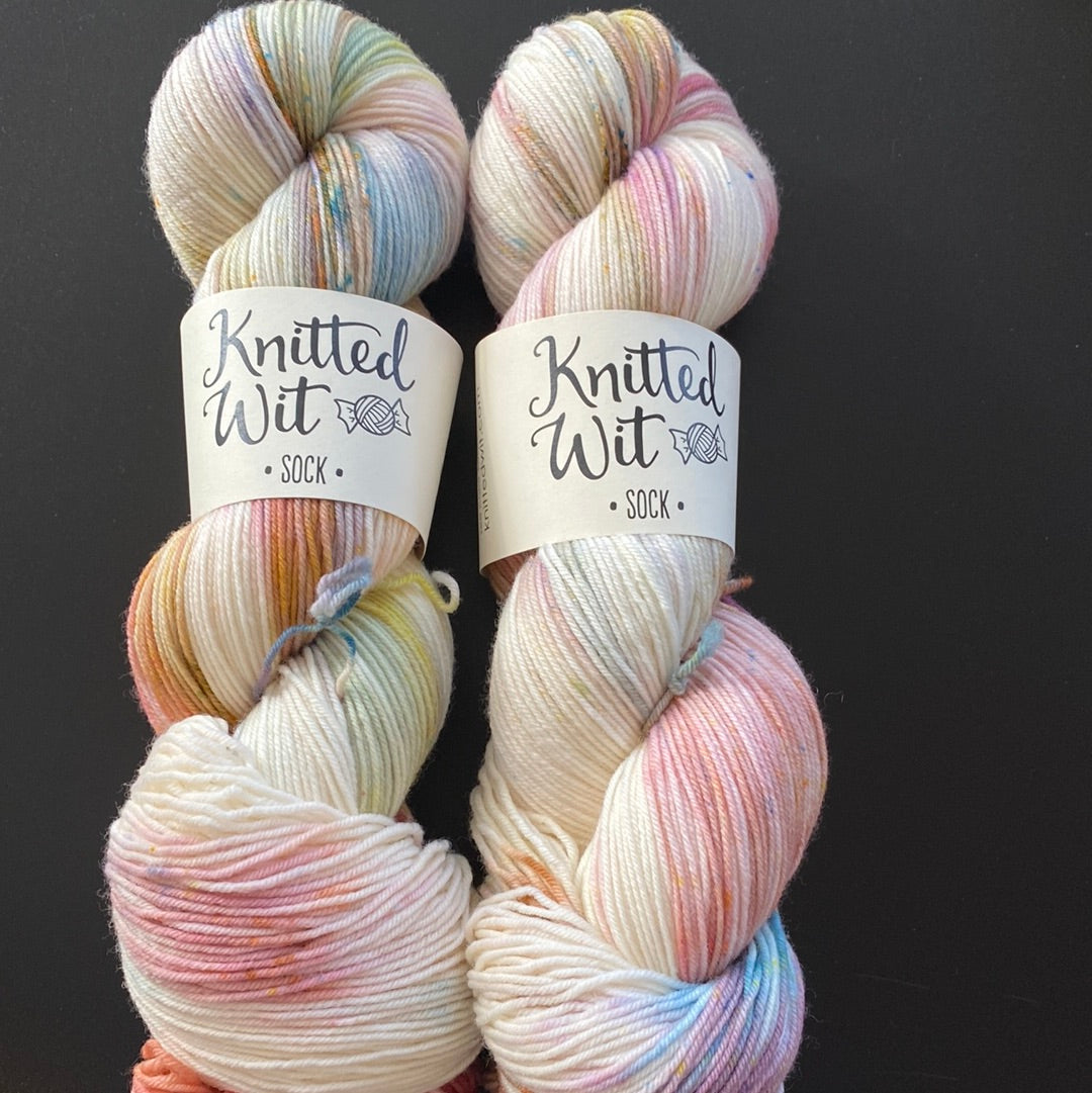 Knitted Wit Sock Yarn