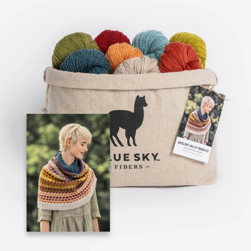 Blue Sky Fibers Antelope Valley Snood Kit