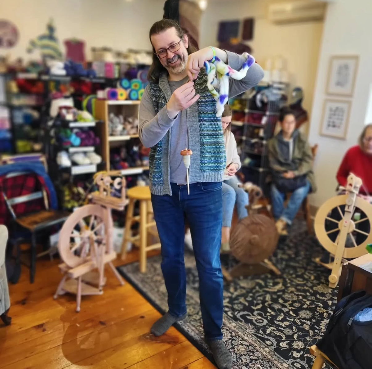Class - Group Spinning Classes (Drop Spindle and Spinning Wheel)