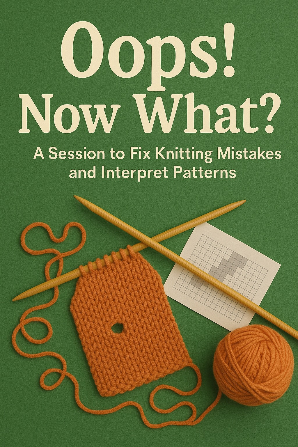 Oops!  Now What? - Fix mistakes and interpret patterns
